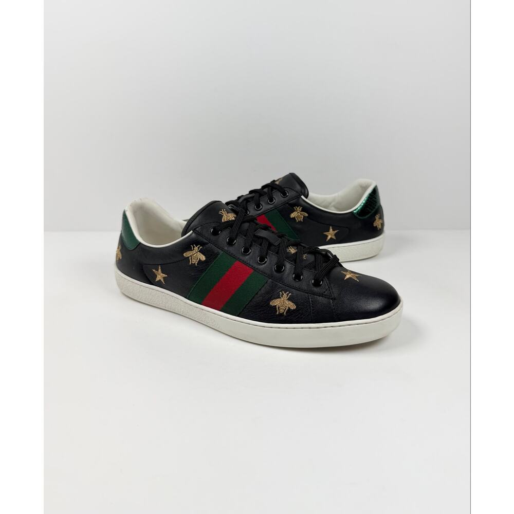 Size 12US - Gucci Ace Bees And Stars Sneakers - Picture 2 of 7